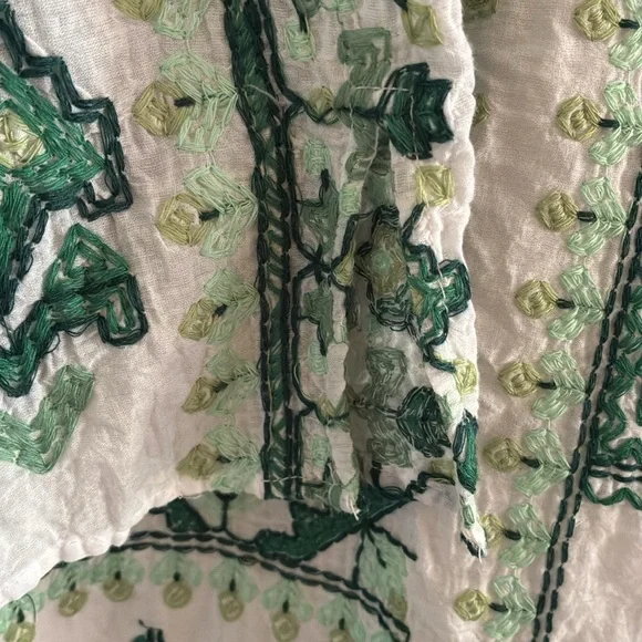 Zara Embroidered Shirt Dress - Picture 5 of 6